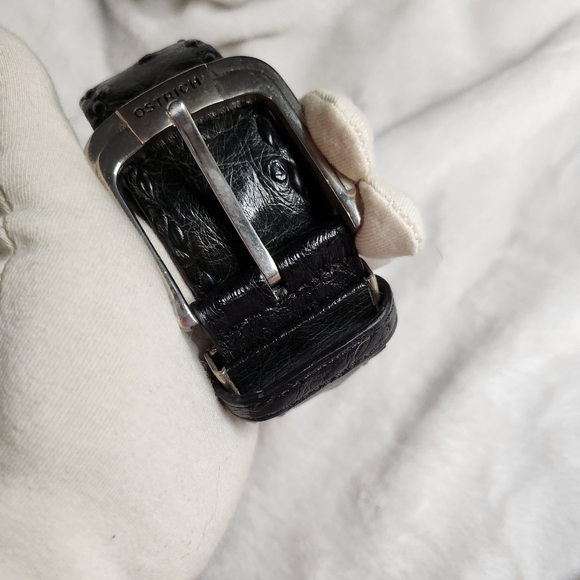 Host Pick Ostrich belt 🇮🇹 Italy size 30-33 - Picture 2 of 16